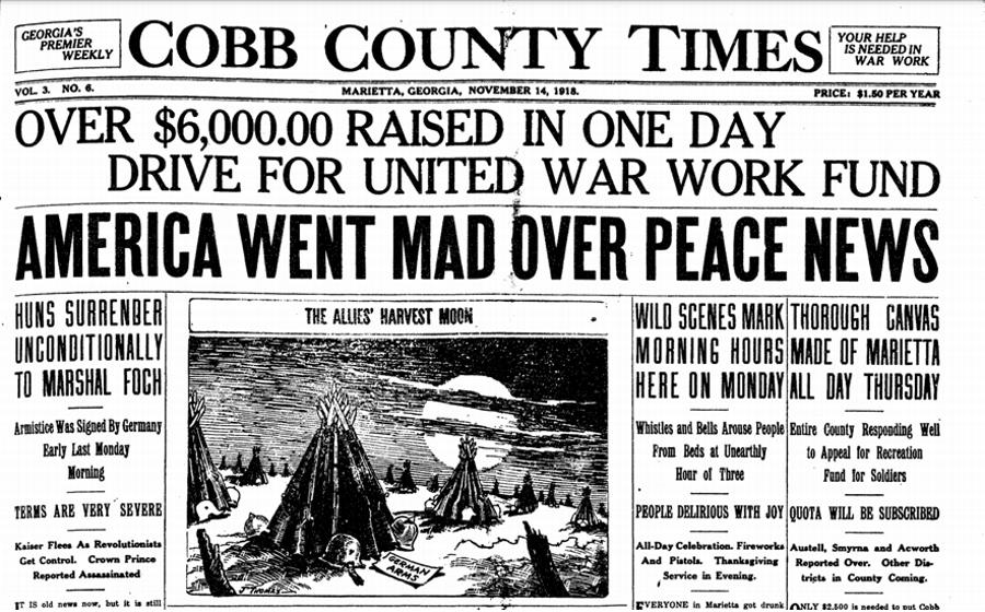 Cobb County Times Nov. 14, 1918