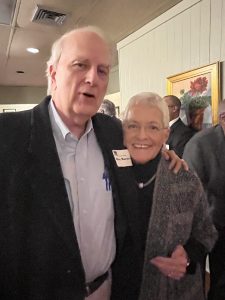 (Left to Right) Former Georgia Governor Roy Barnes, Cobb Veterans Memorial Foundation President Donna Rowe